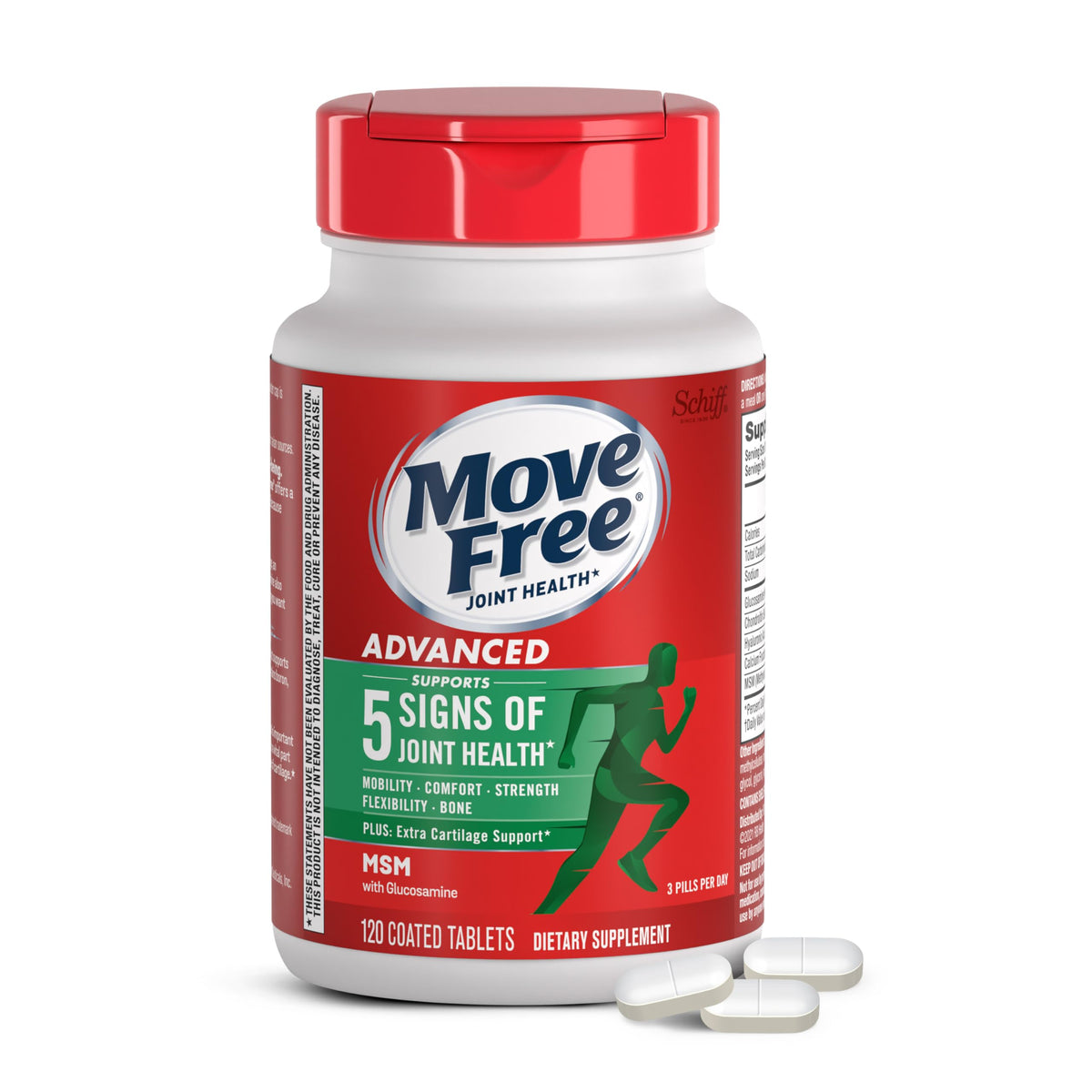 Move Free Advanced 5 SIGNS OF JOINT 120 Tablets