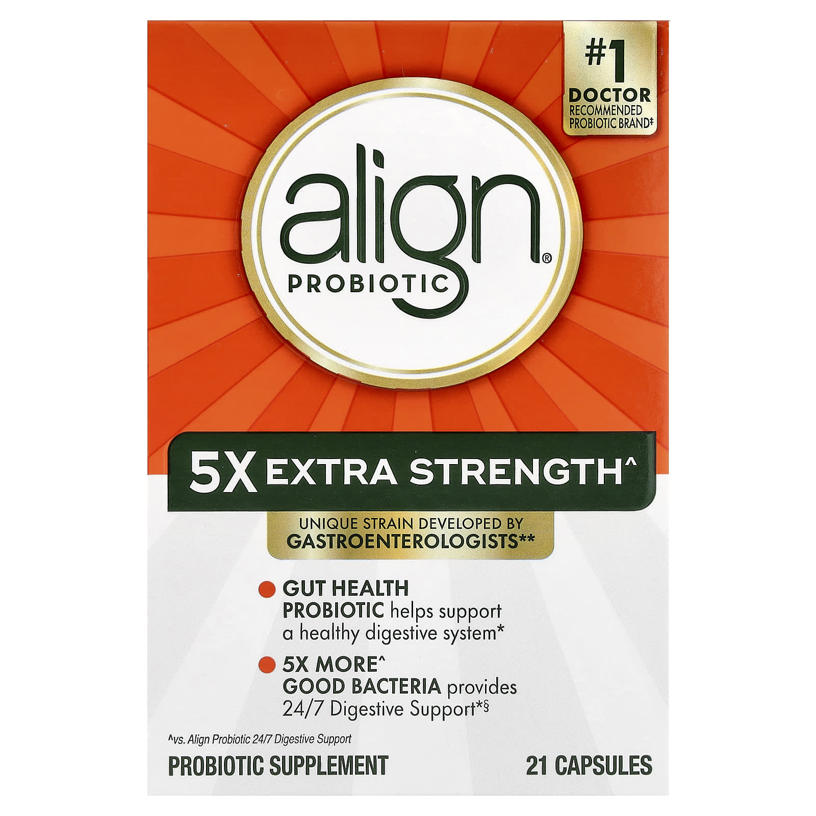 Align Probiotics Probiotic 50 mg 21 Capsules