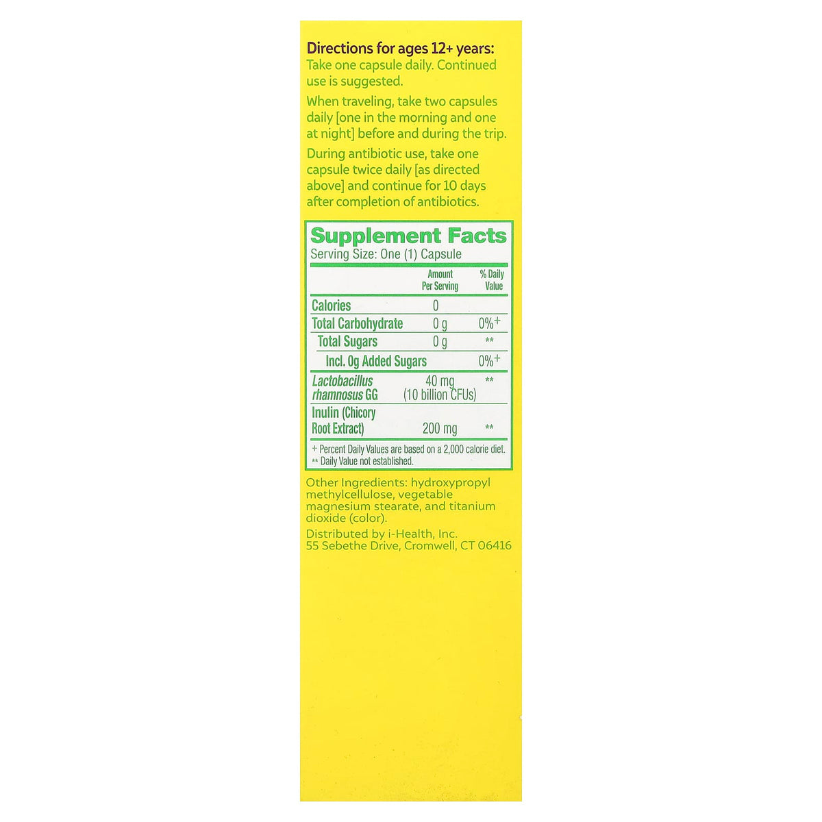 Culturelle Digestive Daily Probiotic 50 Capsules