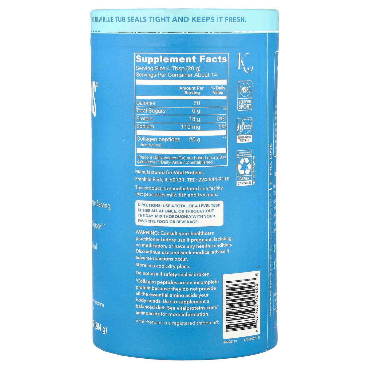Vital Proteins Collagen Peptides 284 g