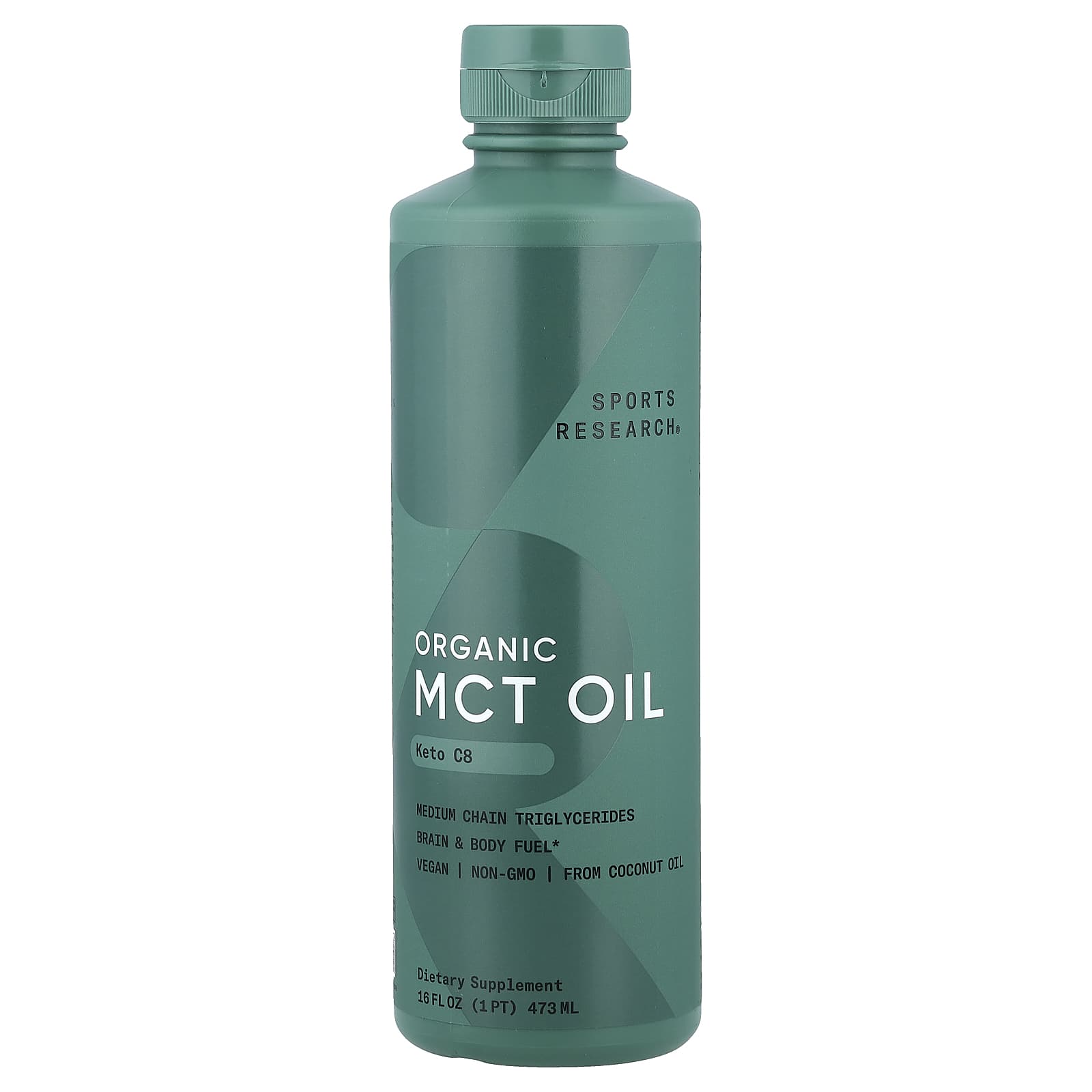 Sports Research MCT Oil Keto C8 473 ml