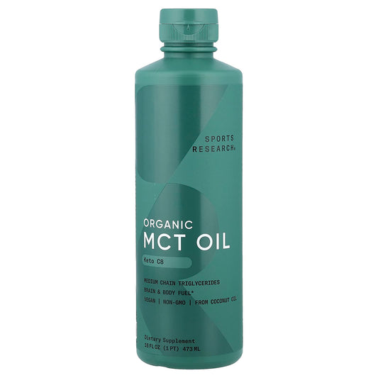 Sports Research MCT Oil Keto C8 473 ml