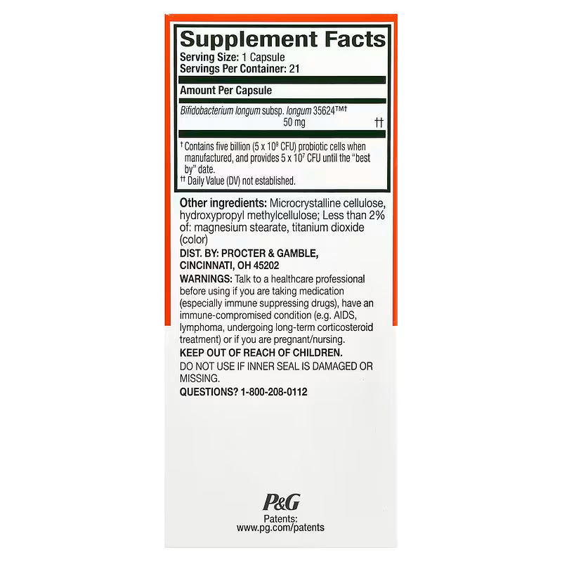 Align Probiotics, Probiotic, 21 Capsules (50 mg) – ألاين بروبيوتكس، 21 كبسولة (50 ملجم)