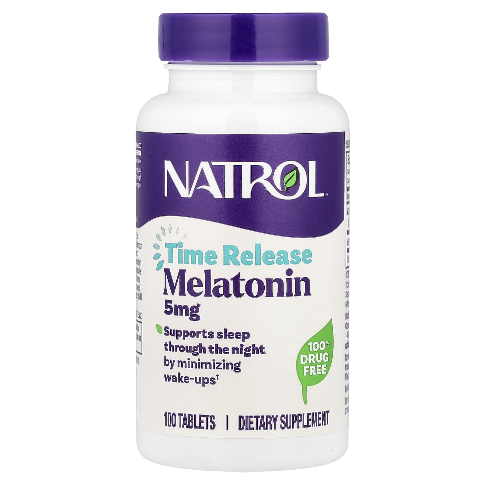 Natrol Melatonin Time Release 5 mg 100 Tablets