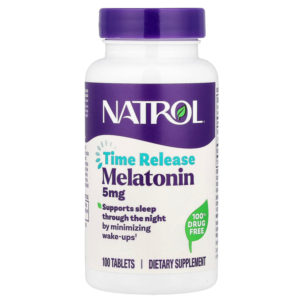 Natrol Melatonin Time Release 5 mg 100 Tablets