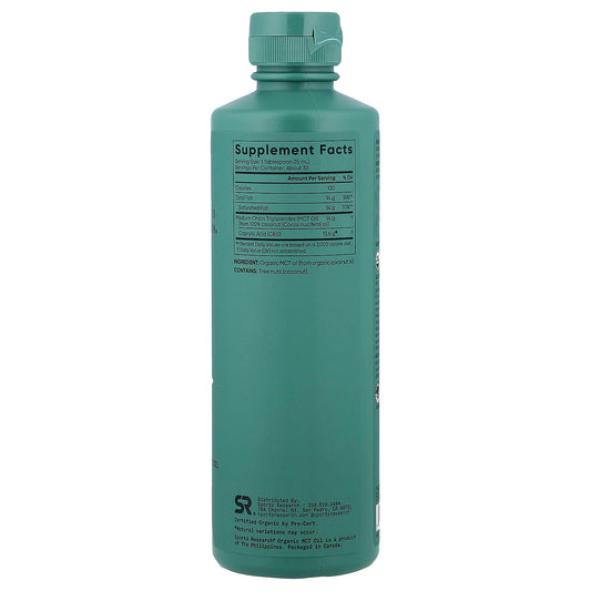 Sports Research MCT Oil Keto C8 473 ml