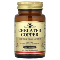 Solgar Chelated Copper 100 Tablets