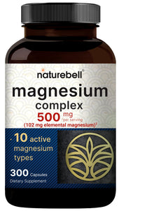 NatureBell Magnesium Complex 500mg 300 Capsules