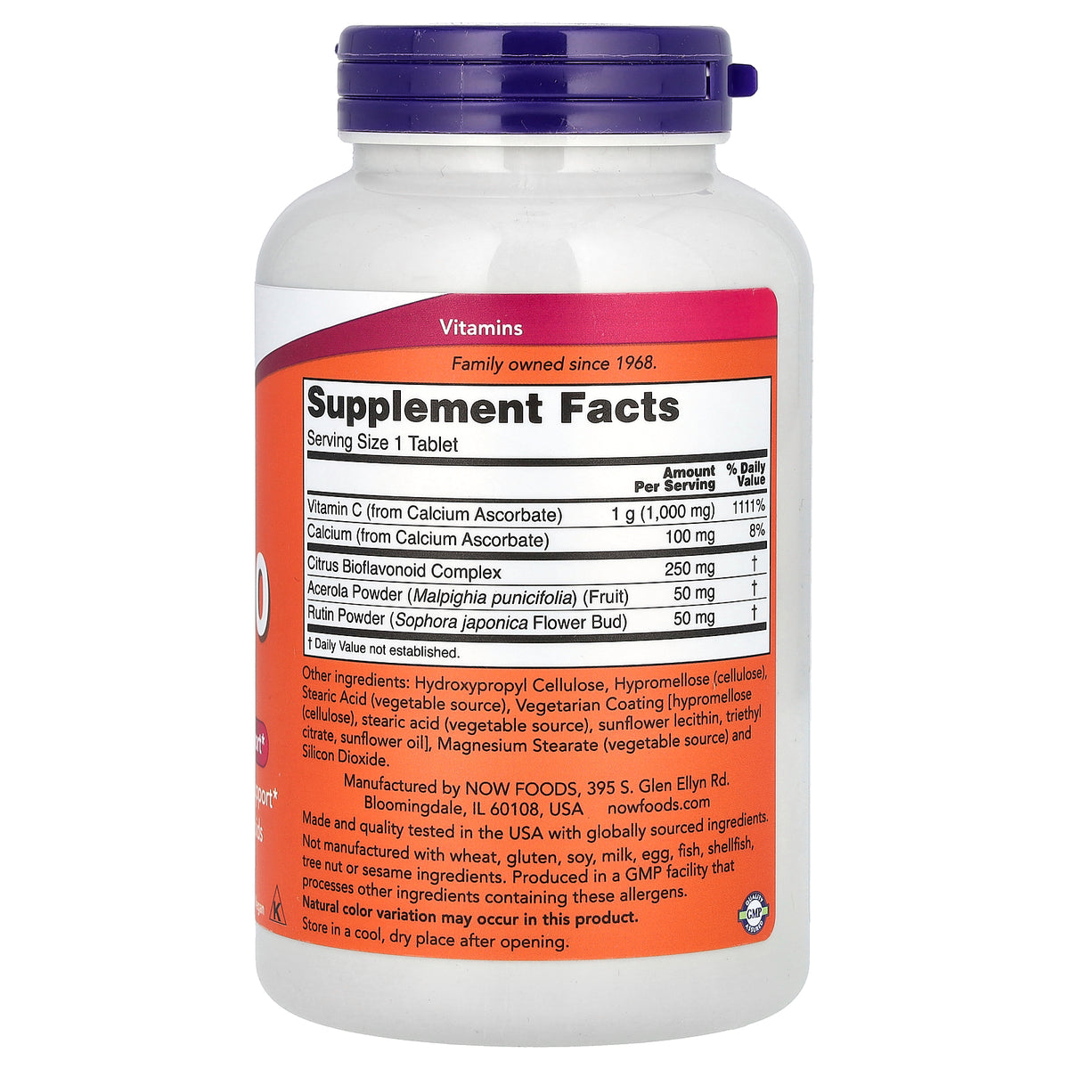 NOW Buffered C-1000 Complex 180 Tablets