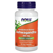 NOW Ashwagandha Standardized Extract 450 mg 90 Capsules