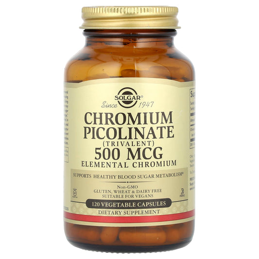 Solgar Chromium Picolinate 500 mcg 120 Capsules