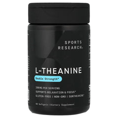 Sports Research, L-Theanine, 200 mg, 60 Softgels