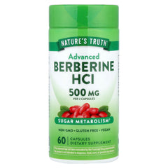 Natures Truth Berberine HCl 500 mg 60 Capsules