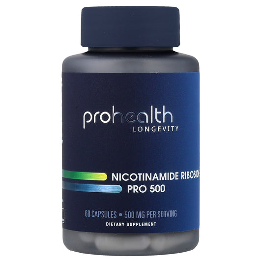 ProHealth Longevity نيكوتيناميد ريبوسيد 500، 60 كبسولة