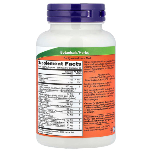 NOW Liver Refresh 90 Capsules