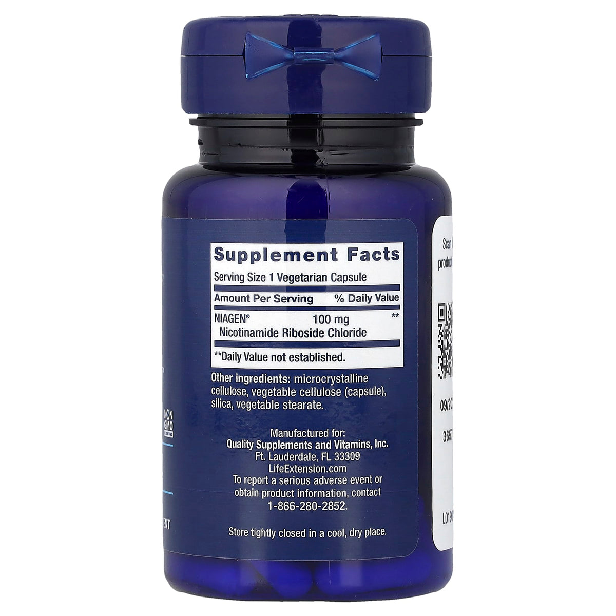 Life Extension NAD+ Cell Regenerator 100 mg 30 Capsules