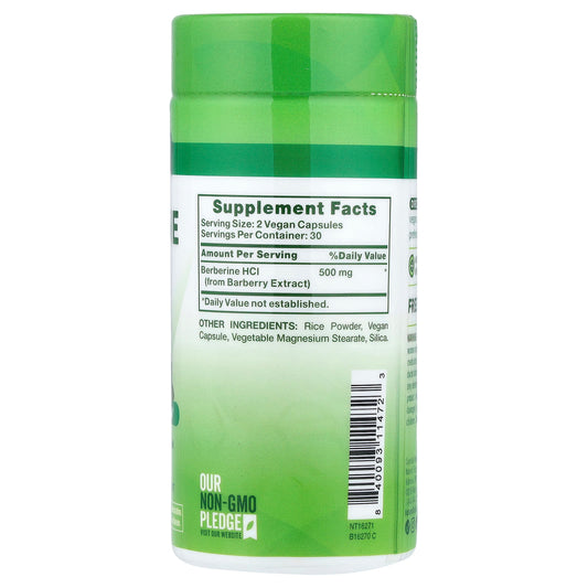 Natures Truth Berberine HCl 500 mg 60 Capsules