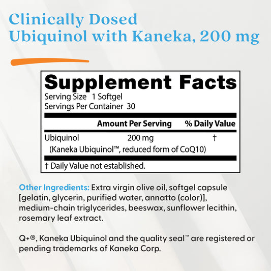 Dr Best Ubiquinol 200 mg 30 Softgels