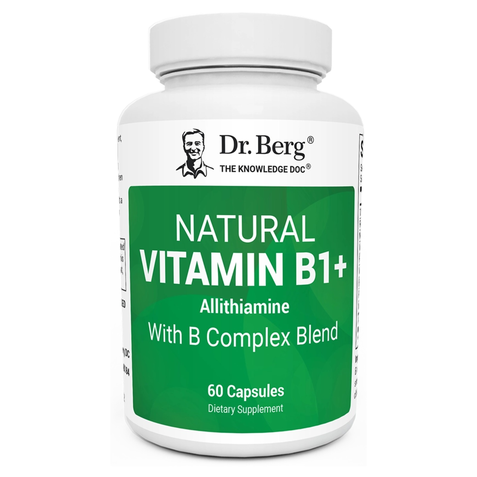 Dr. Berg Vitamin B1+ Allithiamine with B Complex Blend 60 Capsules