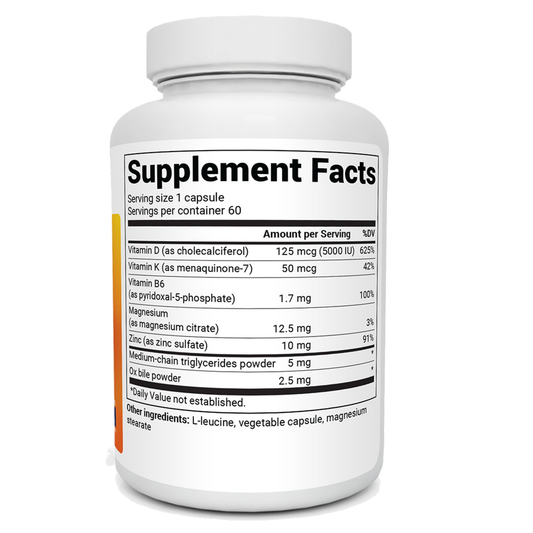Dr. Berg D3 5000& K2 Vitamin 60 cap