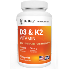 Dr. Berg D3 5000& K2 Vitamin 60 cap