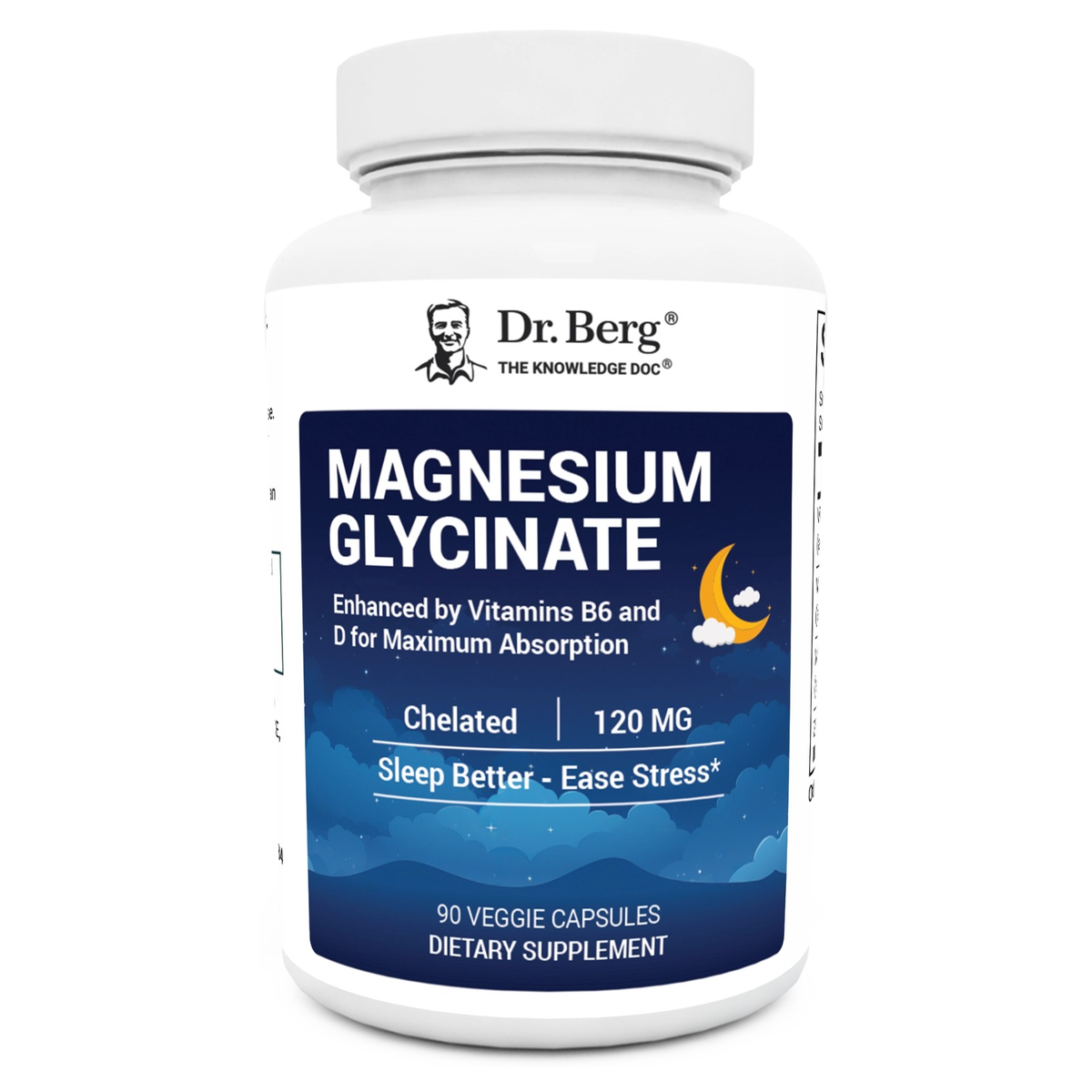 Dr. Berg Magnesium Glycinate 90 Capsules