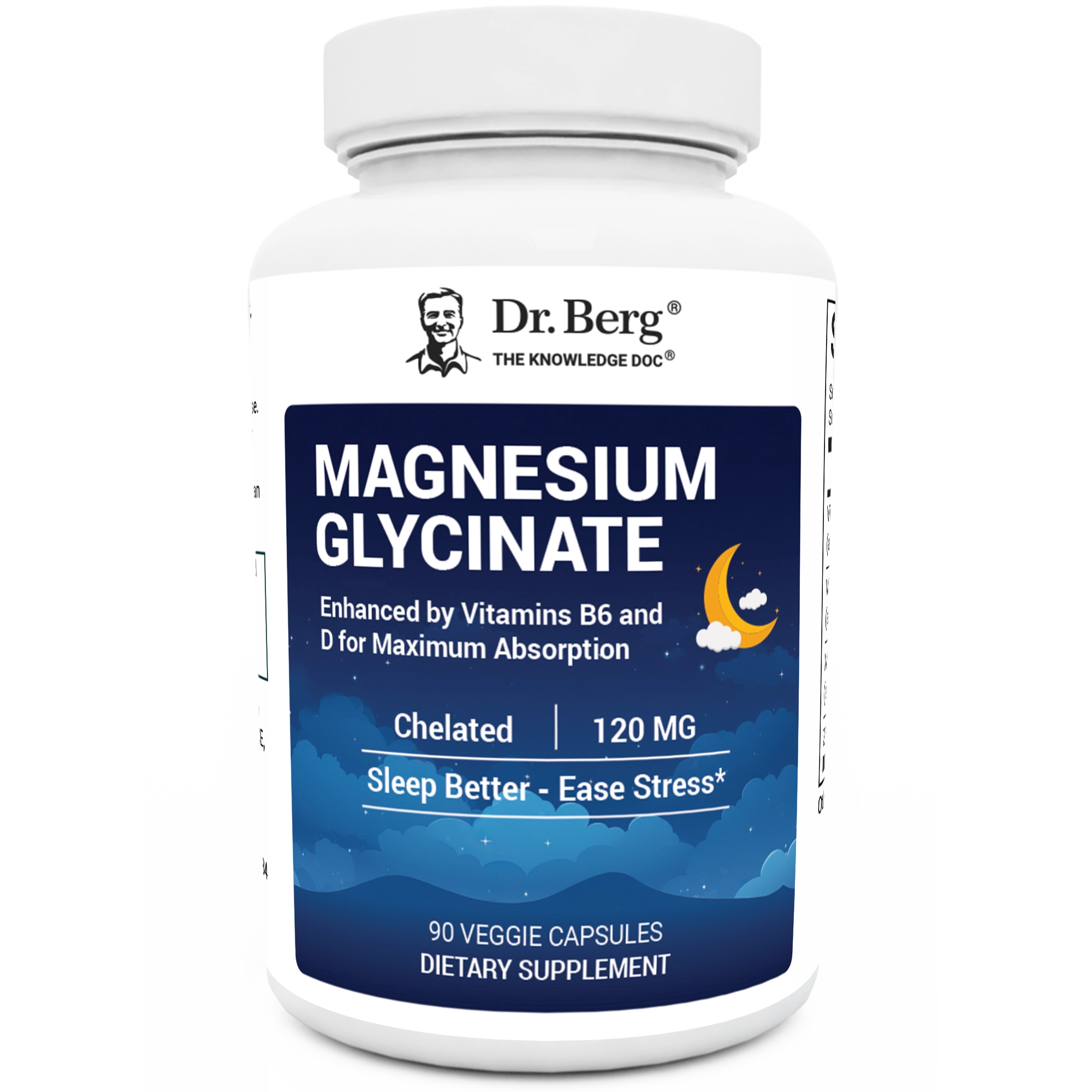 Dr. Berg Magnesium Glycinate 90 Capsules