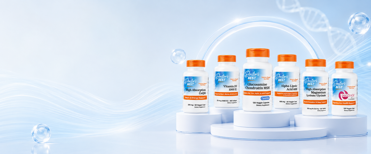 Doctor's Best supplements banner