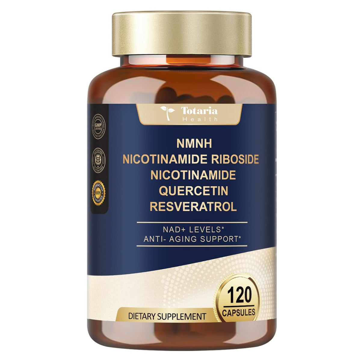 Totaria NMNH 120 Capsules bottle front